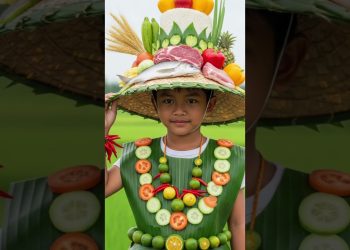 Nutrition month costume idea for boys using native food #nutritionmonth #costume #ideas #schoollife