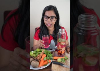 Detox Water🍹 Healthy Drink #shorts #funny #comedy #ashortaday #minkutinku #healthy #food #eating