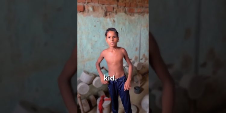 Kid has very unique bodybuilding skills #fitness #gym #fitness