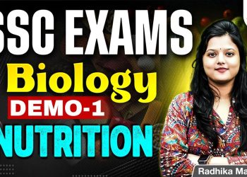 SSC CGL Biology Demo Class | Nutrition Chapter Explained | Radhika Ma’am | SSC Exams 2025