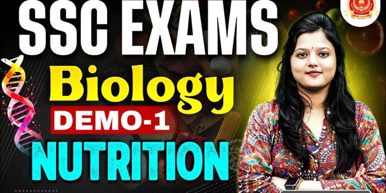 SSC CGL Biology Demo Class | Nutrition Chapter Explained | Radhika Ma’am | SSC Exams 2025