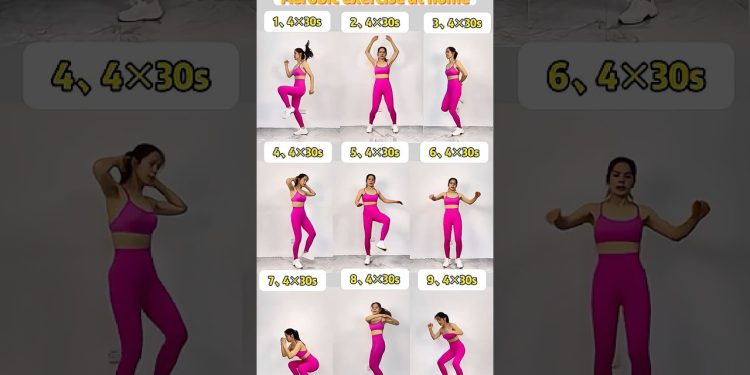 Aerobic Exercise At Home #fitness #homeworkout #aerobic