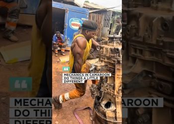 Who Is This Mechanic⁉️ #mechanic #bodybuilding #truck