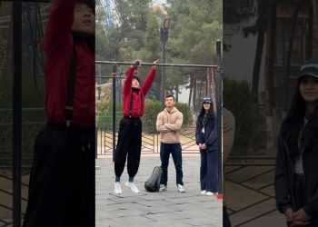 a nerd interrupted a couple's training.