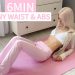 6MIN TINY WAIST & ABS WORKOUT// FLAT STOMACH AND SNATCHED WAIST// WORKOUT AT HOME