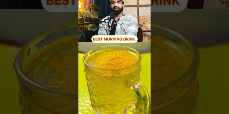 Best morning, drink by Nitesh Soni#mornigdrink#niteshsoni #haldiwalapani#viral #shortsfeed