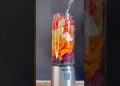 Beetroot Fresh & Healthy drink🍷 in Portable Blender #juice #lime #carrot #drink #satisfying