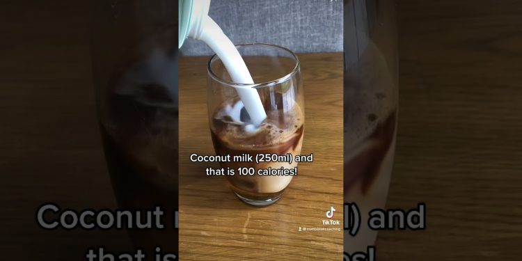 Secret Low Calorie Iced Coffee!❌ #shorts #weightlossrecipe