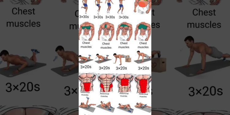 Chest muscles workout And six pack abs workout 💪 #sixpack_workout #chestworkout