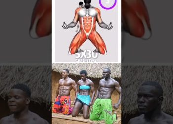 Quick abs and mobility workout 🔥#africa #bodybuilding #abs #workout #shorts #viralvideo