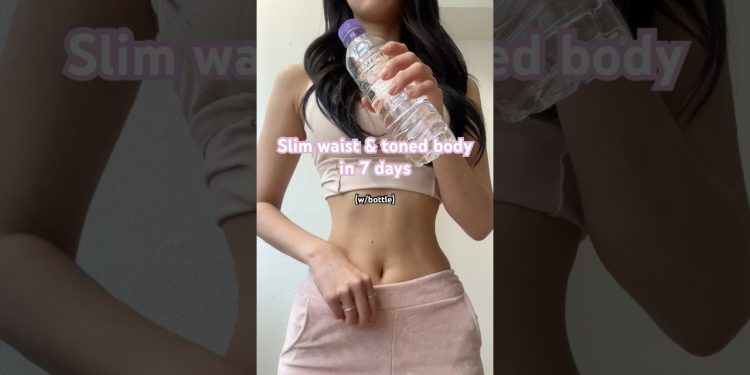 Get a slim waist & toned body in 7 days! With bottle #pilates #workout #fitness