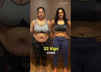 32 kgs weight loss and Belly fat and face fat gone – Thyroid and Cholesterol back to normal!
