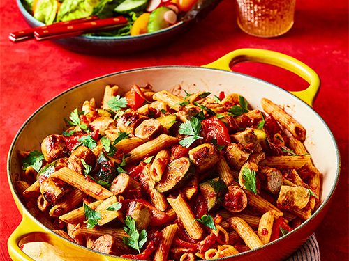 New! Slimming World spicy sausage pasta