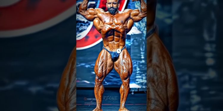 HADICHOOPAN AURA🥶MR OLYMPIA CHAMPION 🏆 BODYBUILDING ENTRY⛔#hadichoopan #olympia  #viral #shorts #fyp