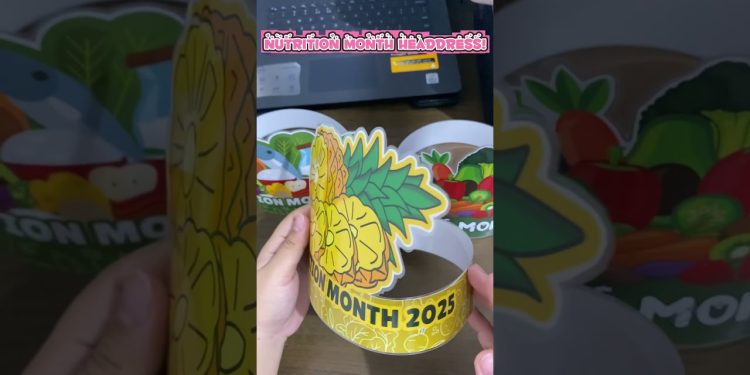 Nutrition month Headdress for kids #fypage #fypシ゚viral #nutritionmonth #nutrition #foryou