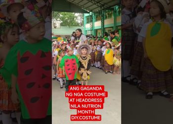 DIY COSTUME FOR NUTRITION MONTH #trending #cutenessoverlod #cutebaby #zion #nutritionmonth #shorts