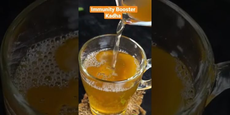 Immunity Booster Kadha☕️ #healthy #drinks #homemade