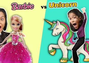 Cute UNICORN Vs Beautiful BARBIE Challenge | Barbie Vs Unicorn | Pari's Lifestyle