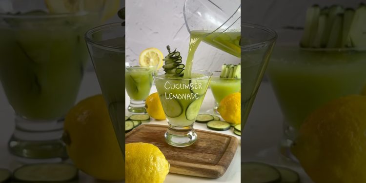 Cucumber Lemonade for hydration, skin health, digestion, and more