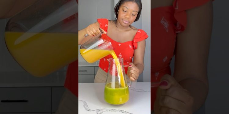 I used only 4 ingredients to make this healthy drink