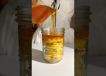 🍋 Lemon Ginger Honey Elixir – Natural Immunity & Energy Booster (16 oz Jar)(full recipe 👇)