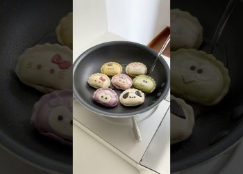 Make sanrio lunch with me #asmr #food #cooking #lunch #satisfying #lifestyle #dumplings #sanrio