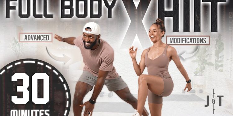 30 Minute Full Body HIIT Workout [All Standing/ No Equipment]