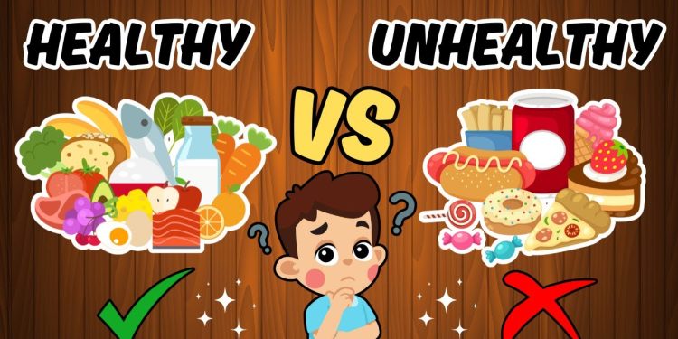 Healthy and Unhealthy Foods for Kids | Fun Learning with Examples!