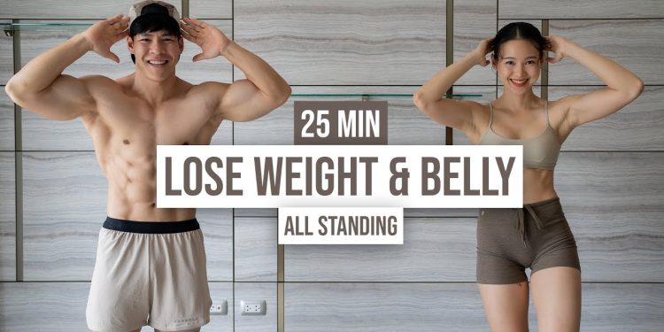 25 MIN LOSE WEIGHT & BELLY I with warm up & cool down