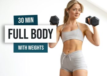 30 MIN Full Body With Weights, (ADVANCED) Dumbbell Workout At Home