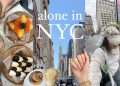 alone in NEW YORK CITY 🏙️ | what i eat, exploring the city + subway surfin’