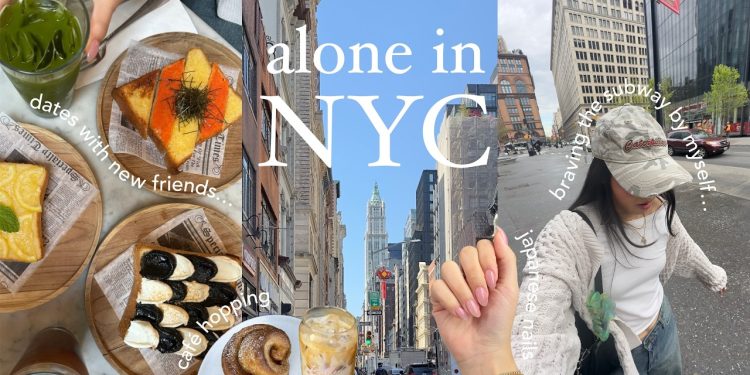 alone in NEW YORK CITY 🏙️ | what i eat, exploring the city + subway surfin’
