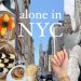alone in NEW YORK CITY 🏙️ | what i eat, exploring the city + subway surfin’