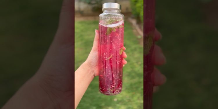 Beetroot detox drink for glowing skin, good hair and healthy gut🌸#weightloss #drinks #recipe