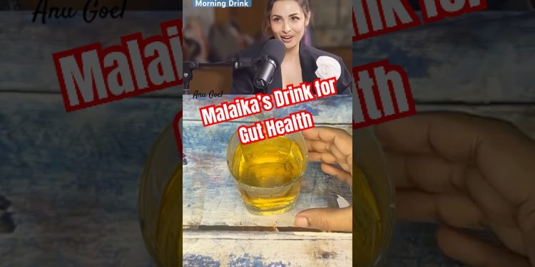 Malaika Arora’s Morning Drink for Gut Health #anugoel #recipe #malaikaarora