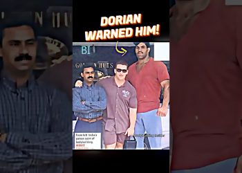 🤔 क्या ADVICE दी DORIAN YATES ने KHALI को? Dorian Met Great Khali 💪 #shorts #bodybuilding #wwe