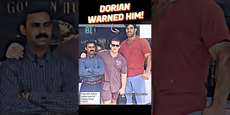 🤔 क्या ADVICE दी DORIAN YATES ने KHALI को? Dorian Met Great Khali 💪 #shorts #bodybuilding #wwe
