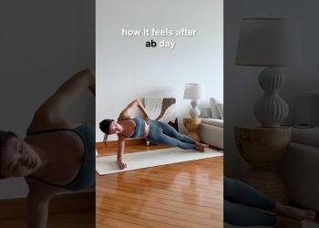 the day after an intense workout..