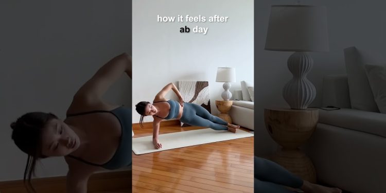 the day after an intense workout..