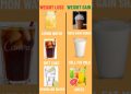 Best Drinks for Weight Loss & Weight Gain | Choose What Suits You! #wellnessdrink #healthydrinks