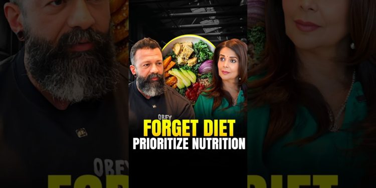 Stop Following Diets! Focus on Nutrition That Actually Works #shorts