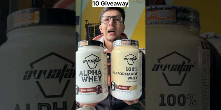 Avvatar Whey Protein Giveaway #gym #fitness #health #bodybuilding #corefitlab #shorts #protein