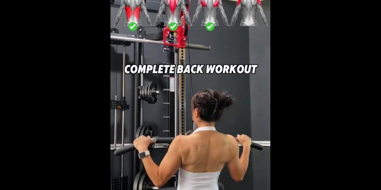 A complete back workout only requires these key exercises: