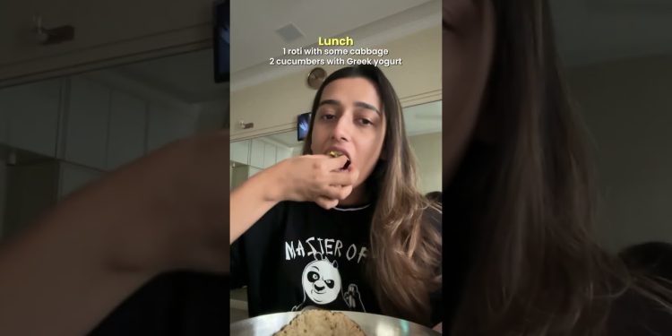 PCOS: What I eat in a *DAY* to lose WEIGHT 🥗♥️🏃‍♀️ #ashortaday