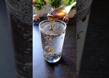 Morning healthy drink | Sabja Seed drink | #shorts #trending #superfood  #basilseeds #chiaseedsdrink