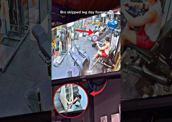 He Never Touched  Leg day Again🥶.           #shortsviral #viralvideos #bodybuilding #gymedits