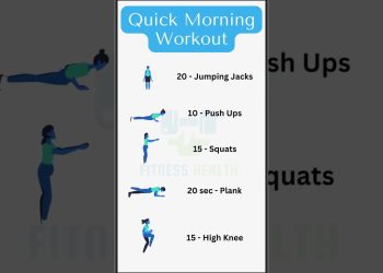 Quick Morning Workout to Get in Shape || Subah ki Simple Exercise 🏋️♀️💪