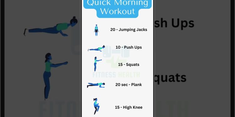 Quick Morning Workout to Get in Shape || Subah ki Simple Exercise 🏋️‍♀️💪