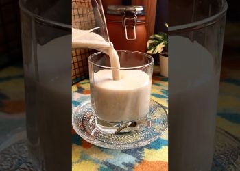 Creamy Barley Drink | 5-Minute Healthy Drink #shorts