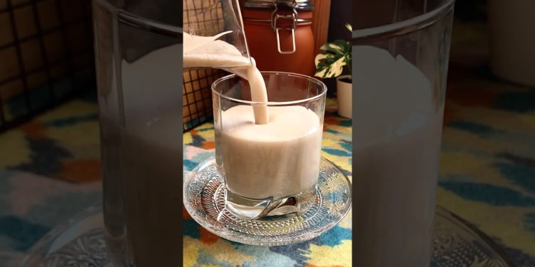 Creamy Barley Drink | 5-Minute Healthy Drink #shorts